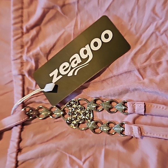 Zeagoo Coul Neck Halter Top Sz. XL NWT - Picture 5 of 6